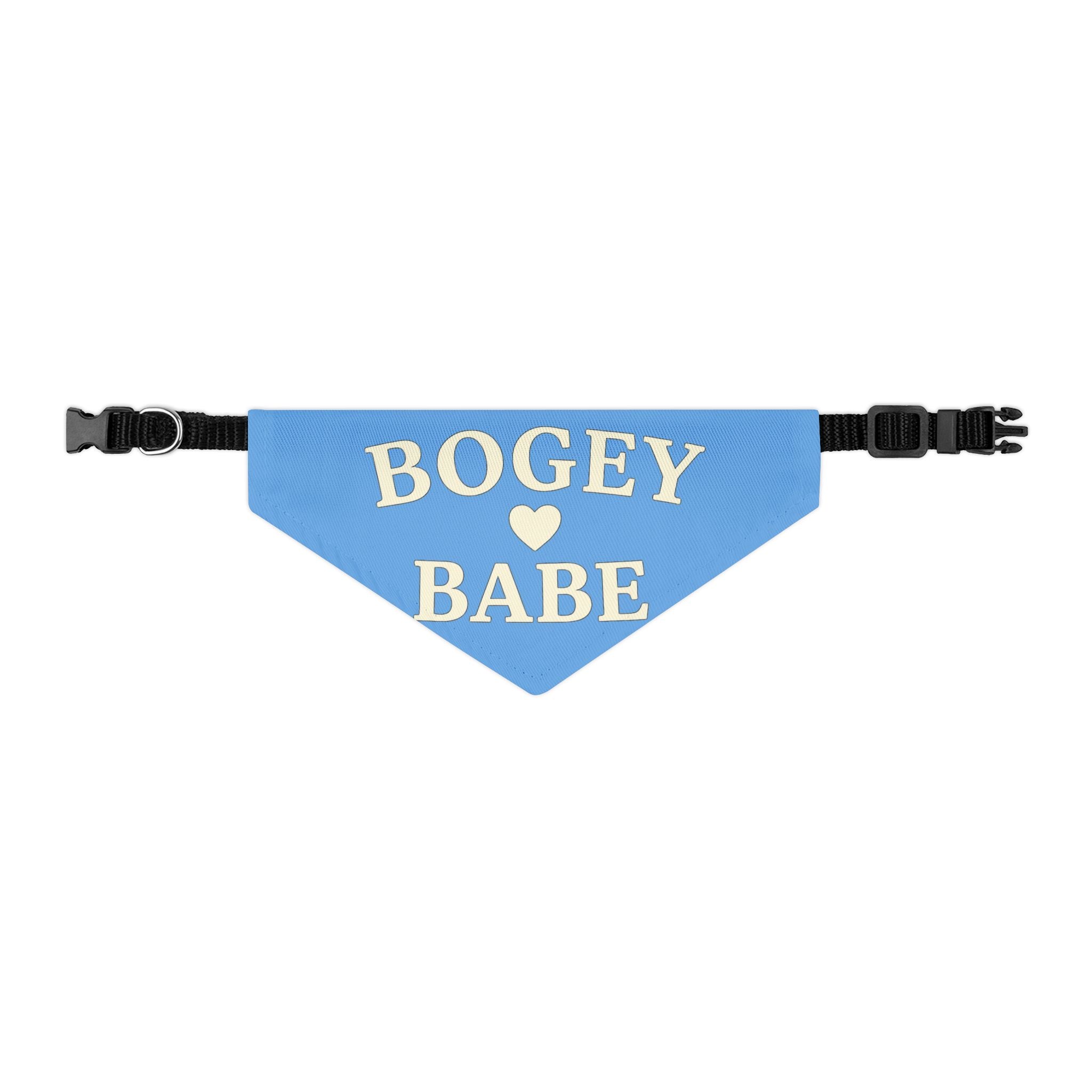 Bogey Babe - Pet Bandana with Collar - Fairway Breeze Blue