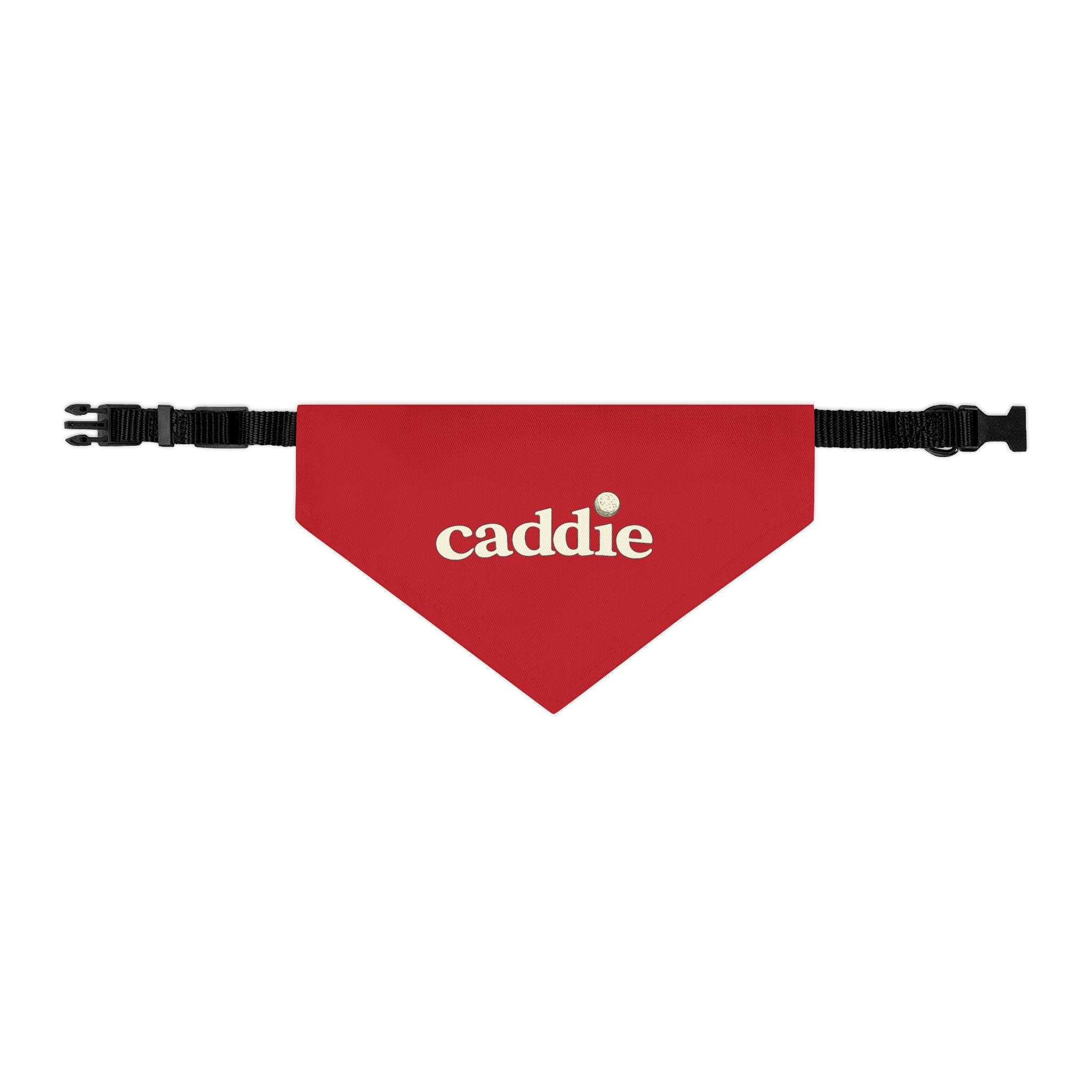 Caddie - Pet Bandana Collar - Final Round Red