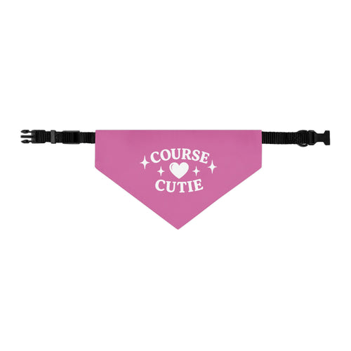 "Course Cutie" Pet Bandana with Collar - Bogey Blush Pink