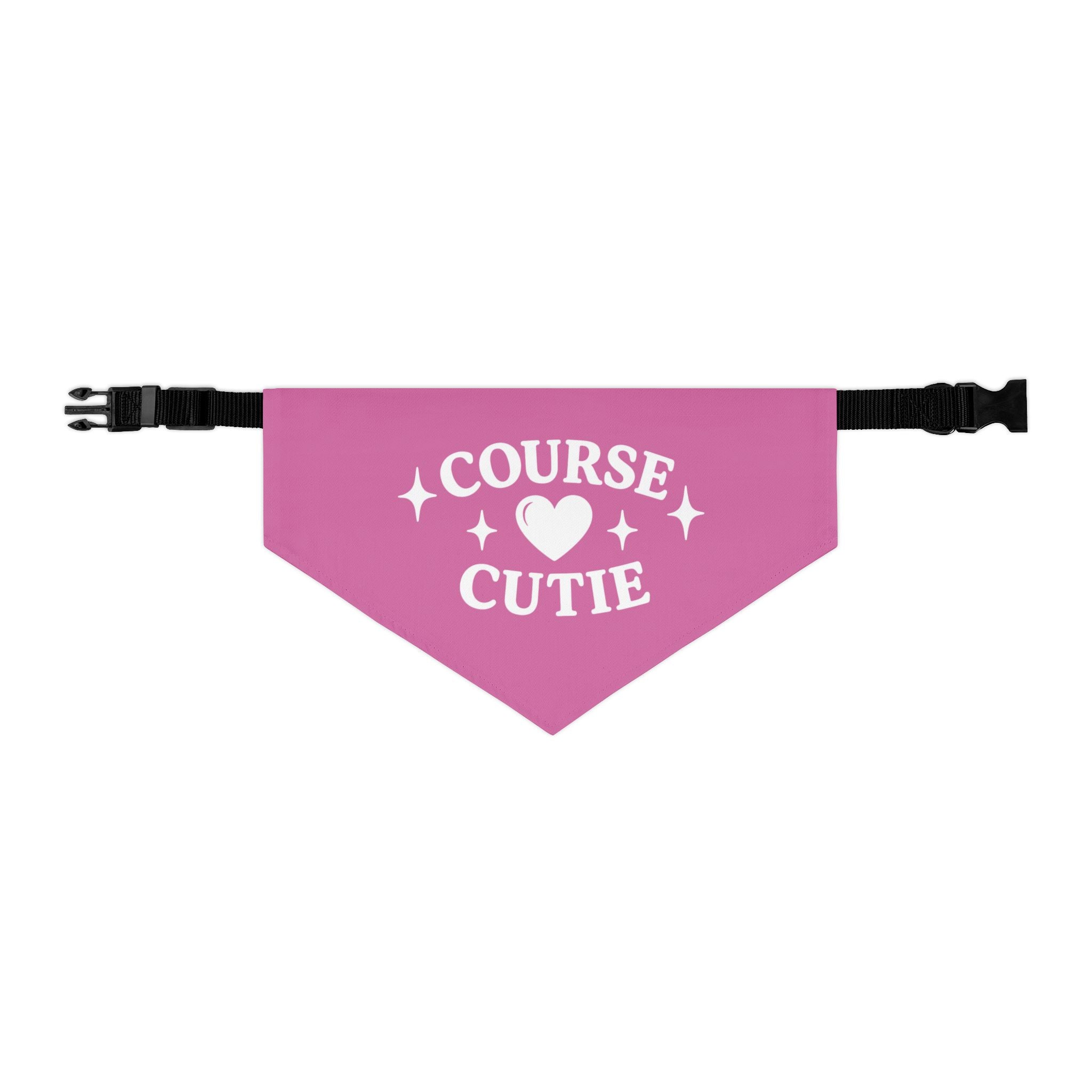 "Course Cutie" Pet Bandana with Collar - Bogey Blush Pink