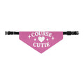 "Course Cutie" Pet Bandana with Collar - Bogey Blush Pink