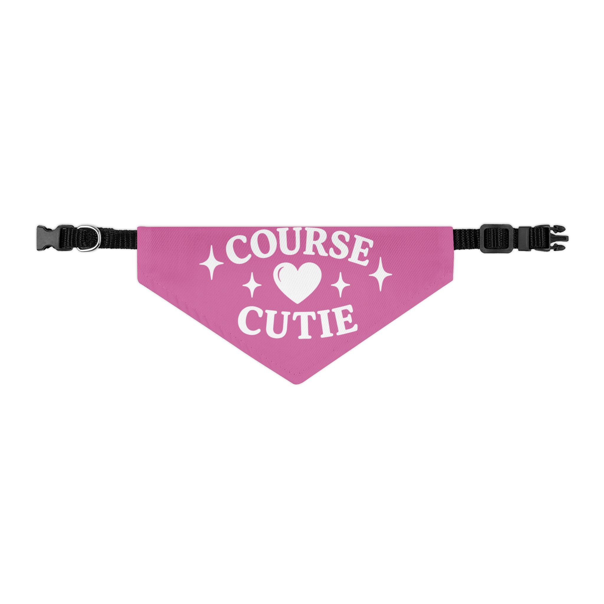 "Course Cutie" Pet Bandana with Collar - Bogey Blush Pink