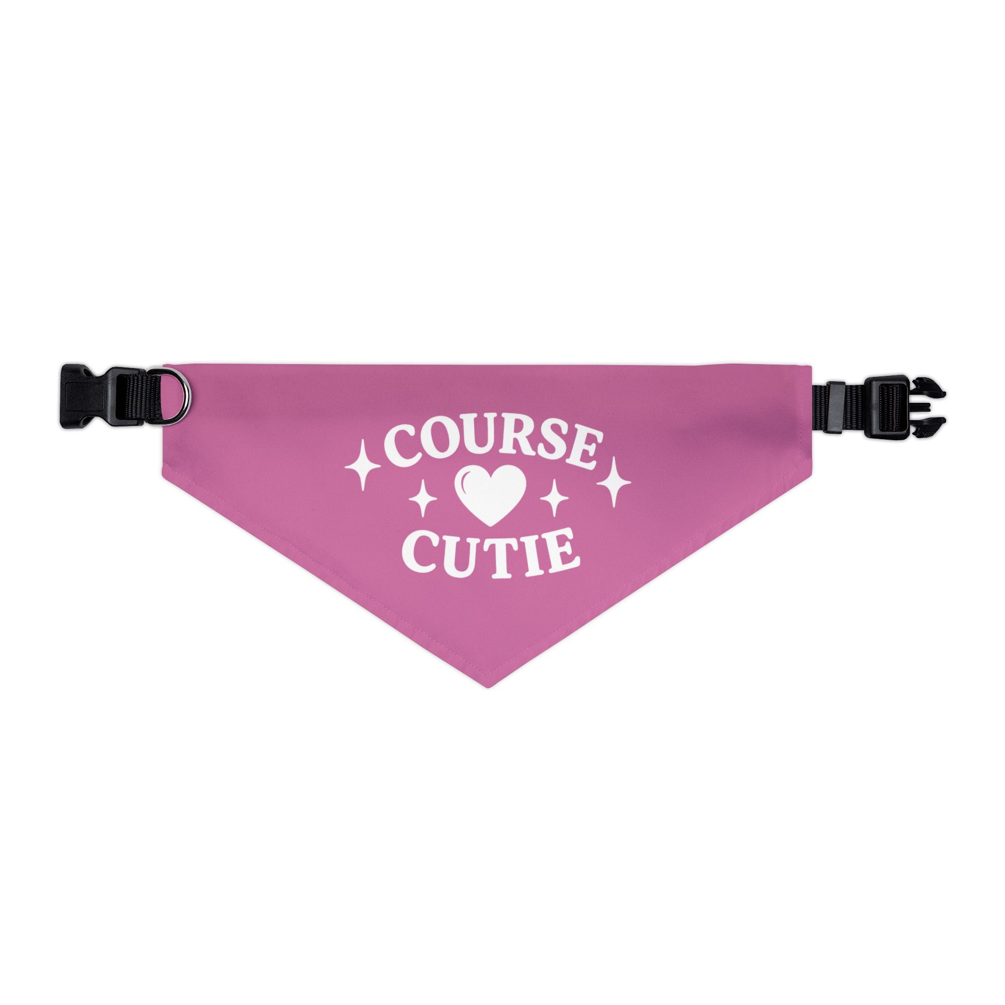 "Course Cutie" Pet Bandana with Collar - Bogey Blush Pink