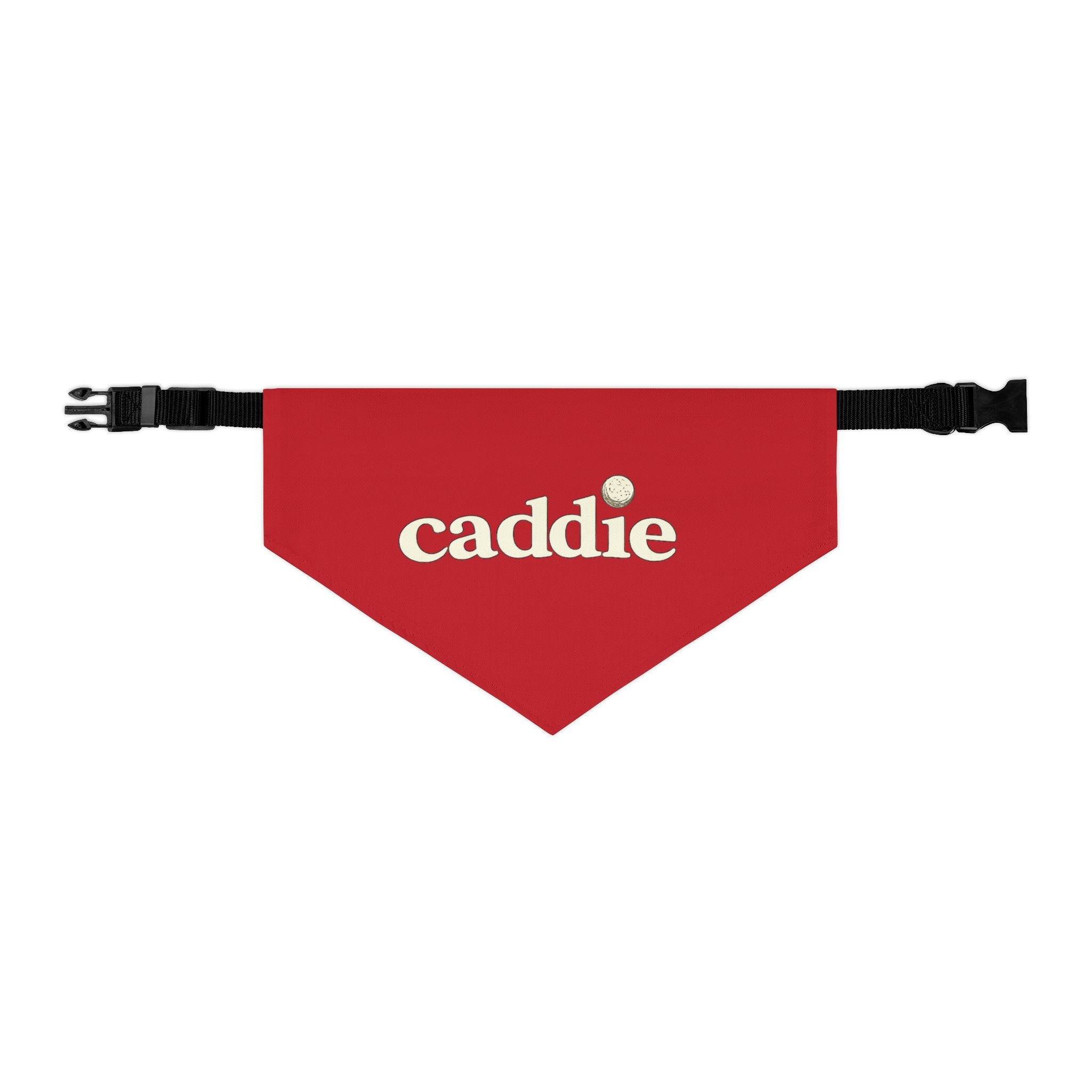 Caddie - Pet Bandana Collar - Final Round Red