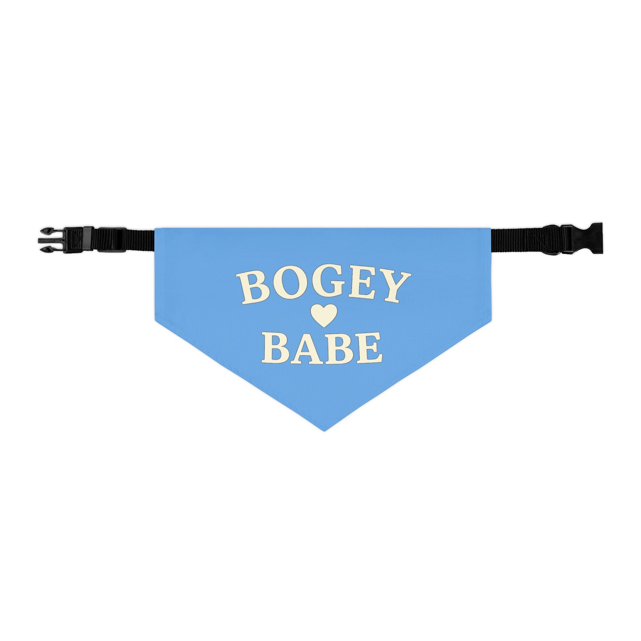 Bogey Babe - Pet Bandana with Collar - Fairway Breeze Blue