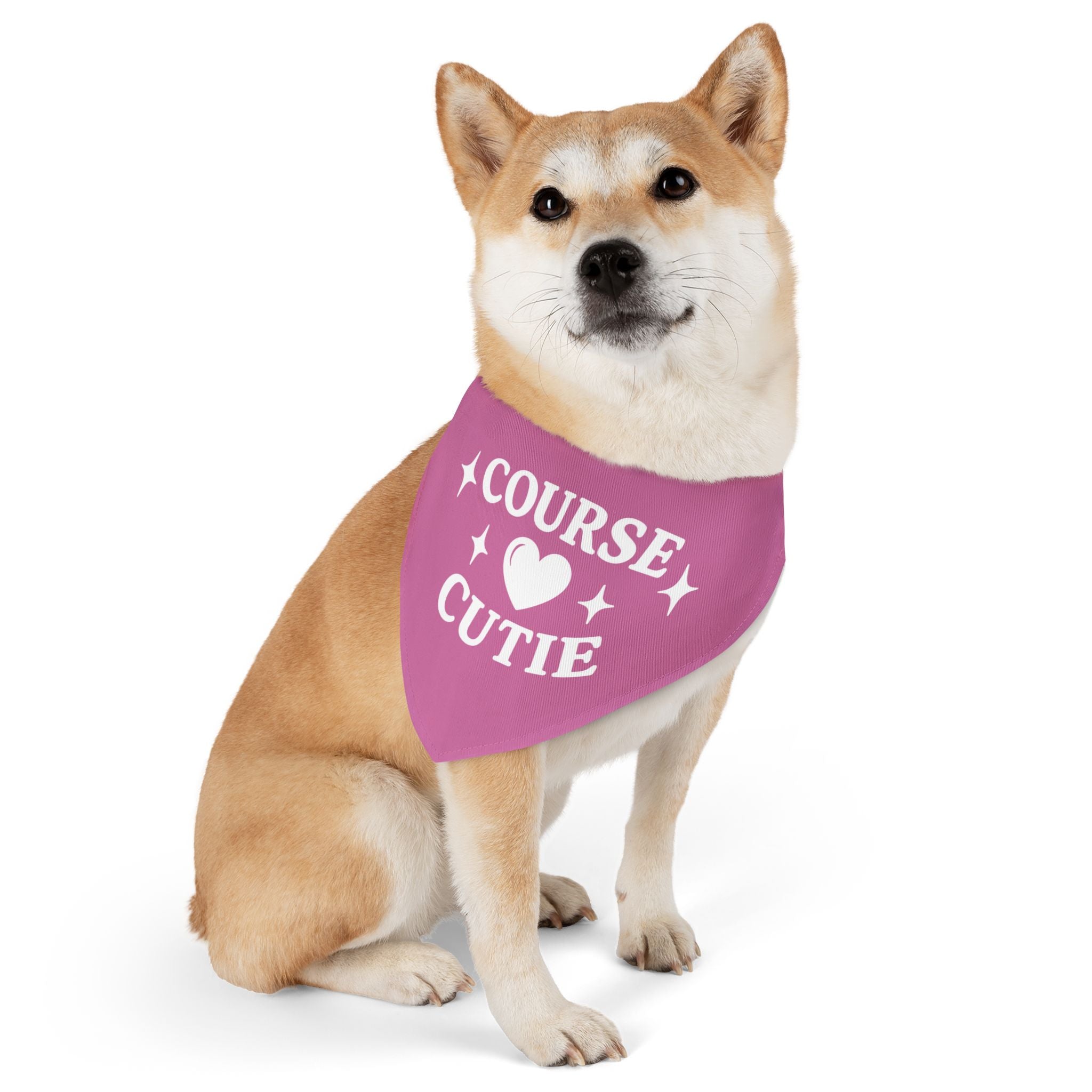 "Course Cutie" Pet Bandana with Collar - Bogey Blush Pink
