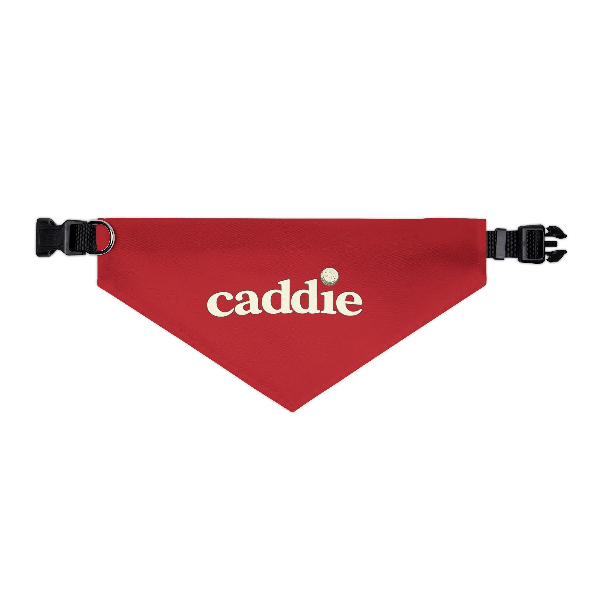 Caddie - Pet Bandana Collar - Final Round Red