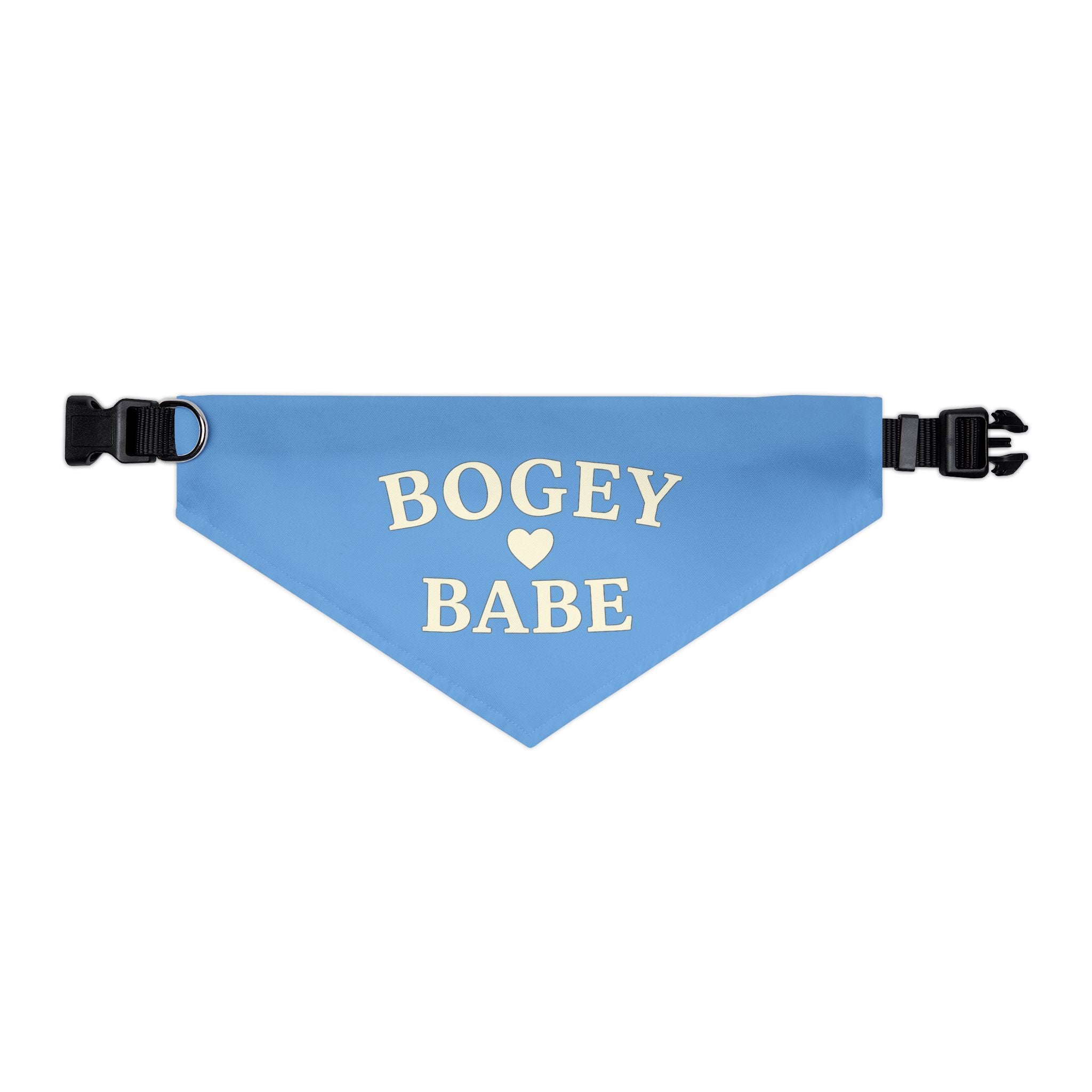 Bogey Babe - Pet Bandana with Collar - Fairway Breeze Blue