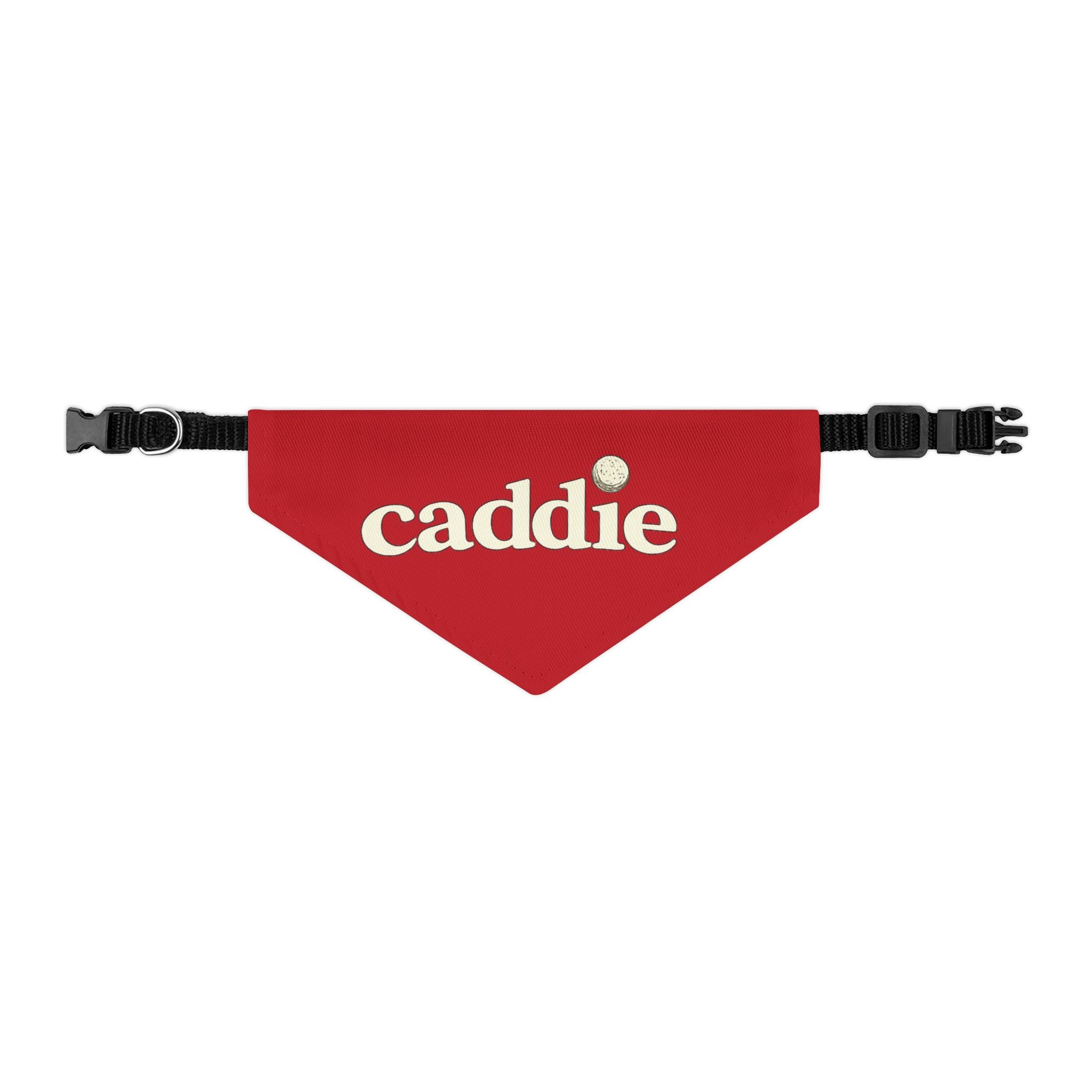 Caddie - Pet Bandana Collar - Final Round Red