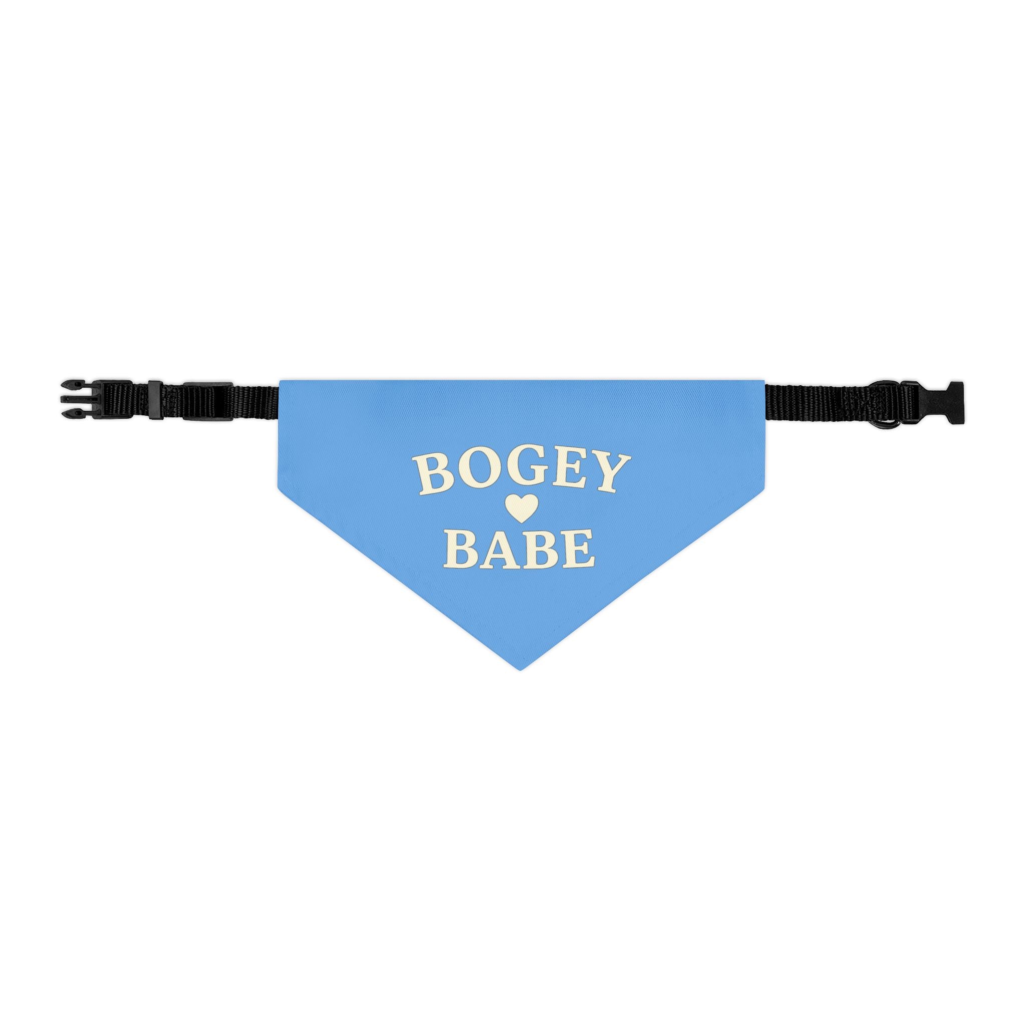 Bogey Babe - Pet Bandana with Collar - Fairway Breeze Blue